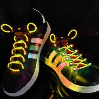 LED Lighted Shoelaces- Yellow