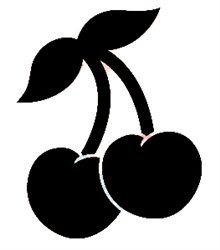 Cherries Make Up Stencil- 5 Pack