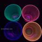 Neon Blacklight Reactive Soft Plastic 16oz Pint Glasses - 20 ct