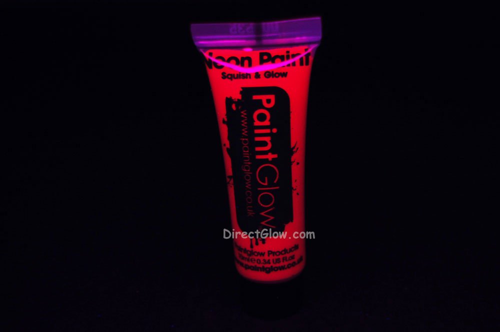 PaintGlow 10ml/.34oz Blacklight Reactive Face and Body Paint- Violet