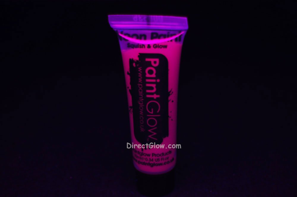 PaintGlow 10ml/.34oz Blacklight Reactive Face and Body Paint- Purple