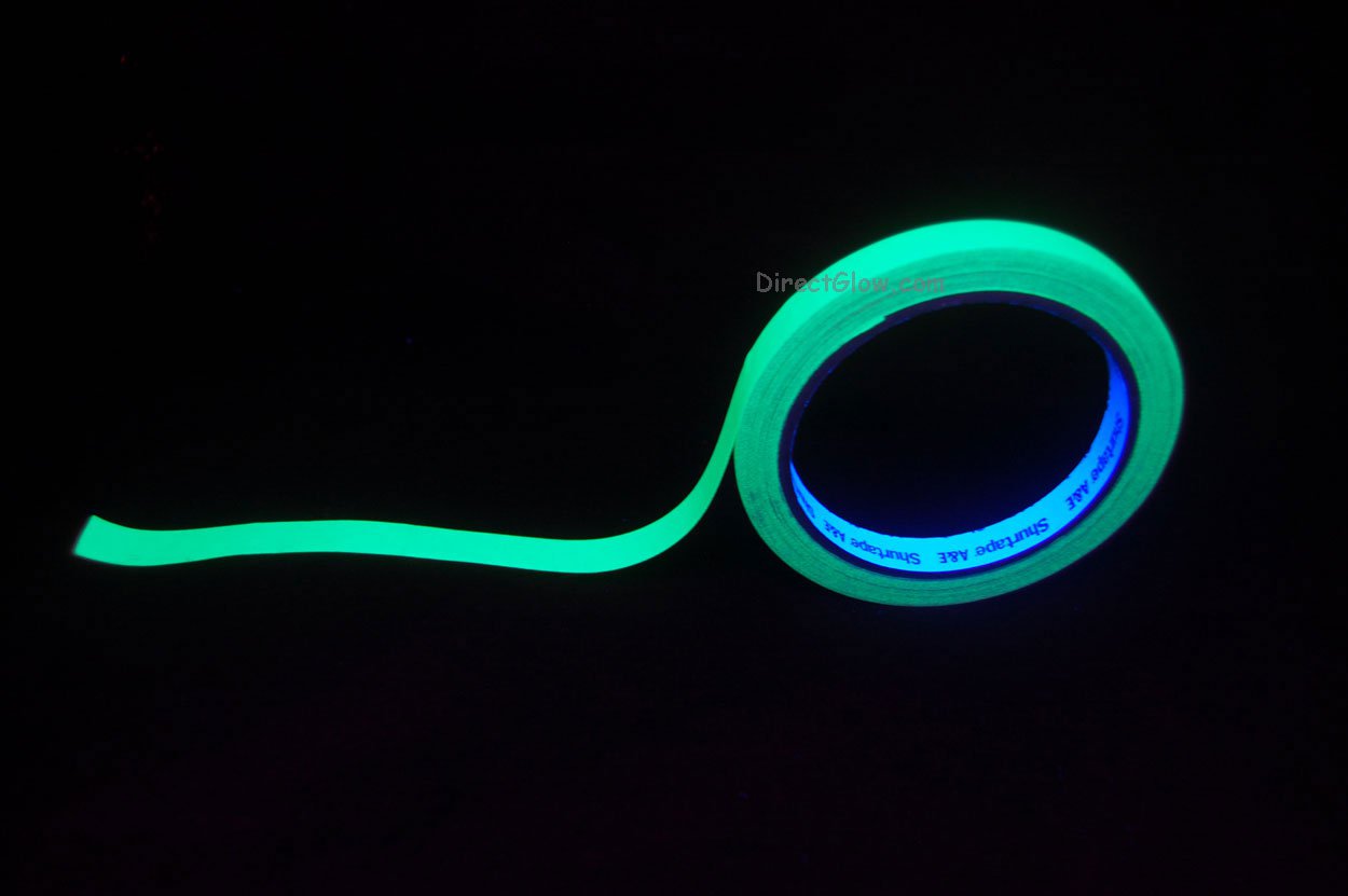 Half Inch Glow in the Dark Gaffer Tape- 10 yards