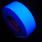 2 Inch Blacklight Reactive Fluorescent Blue Gaffer Tape- 50 Yards