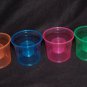 4oz 20ct Assorted Blacklight Reactive Soft Plastic Bomber Shot Glasses