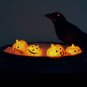 Litecubes 3 Mode Pumpkins Jack O Lantern Light up Flashing LED Ice Cubes For Drinks- 24 Pack