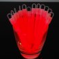 4 inch Premium Red Glow Sticks with Lanyards- 50 Count