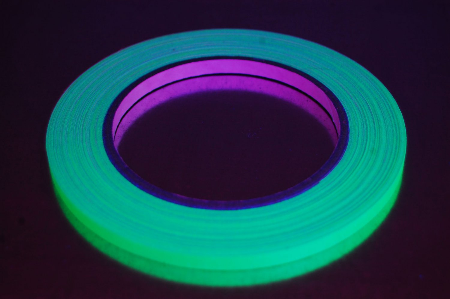 1/4 Inch Green UV Blacklight Reactive Fluorescent Gaffer Tape 1 Roll x 25 yds