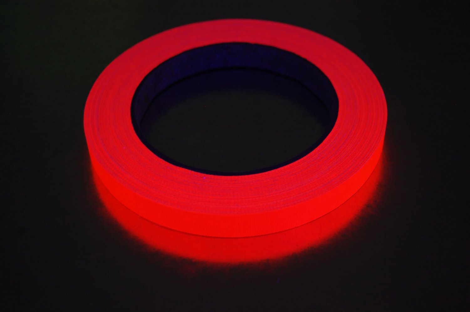 1/2 Inch Orange UV Blacklight Reactive Fluorescent Gaffer Tape 1 Roll x 25 yds