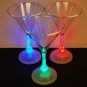 6 Pack 8 Mode Color Changing LED Martini Glasses