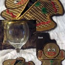 Gingerbread Man Wine Glass Coaster/Wine Shoe