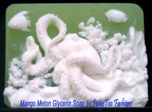 Octopus Soap, Mango Melon