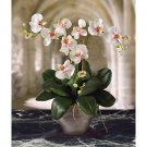 Triple Mini Phalaenopsis Silk Flower Arrangement - Light Pink