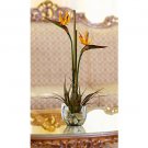Tropical Bird Of Paradise Liquid Illusion Silk Flower