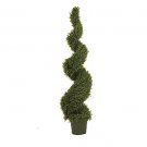 5Ft Rosemary Spiral Indoor & Outdoor Silk Tree