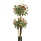 5Ft Mini Rose Silk Tree