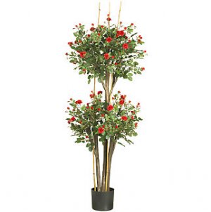 5Ft Mini Rose Silk Tree