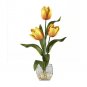 Tulips Liquid Illusion Silk Arrangement - Yellow