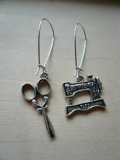 La Couturière Dressmaker Tailor Earrings