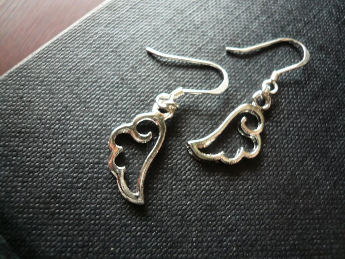 Angel Wing Silhouette Earrings