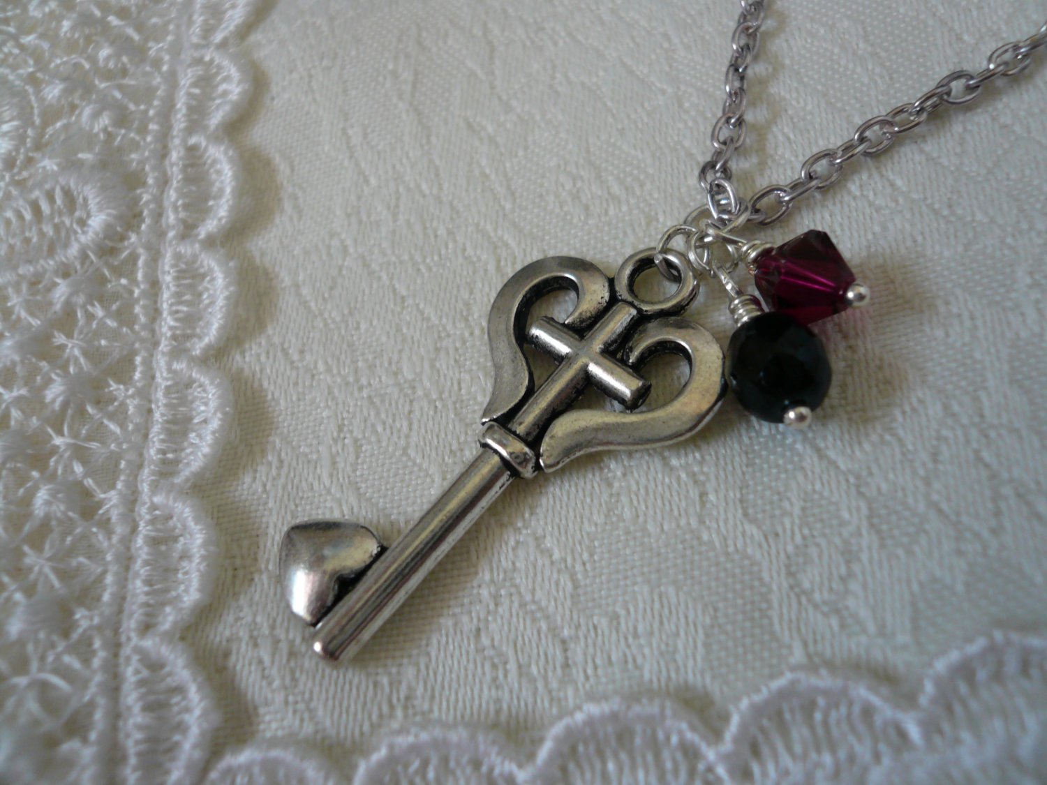 Steampunk Gothic Key Necklace