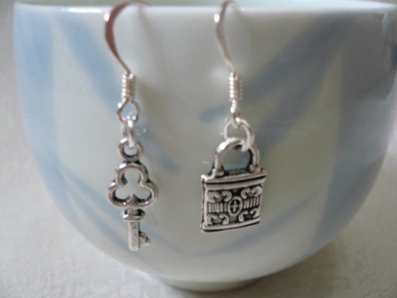 Lock & Key Earrings