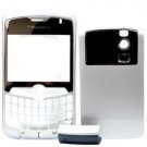 BlackBerry Curve 8330 Housing Faceplate Cover Metalic Silver