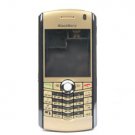 BlackBerry Pearl 8100 Complete Set Housing Faceplate Cover Gold