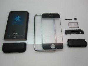 Full housing case cover for iPhone 2G 8GB Black +tools