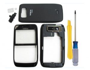 Full Nokia E63 Black Housing Cover + Tools