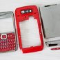 Red Faceplate Housing Cover For Nokia E71