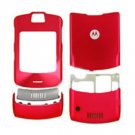 Red Faceplate Housing Cover Case for Motorola V3i