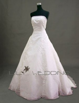 Floor Length Wedding Dress - Style LWD0054