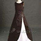 Satin Flower Girl Dress - Style LFG0003