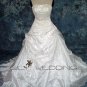 A-Line Floor Length Wedding Gown - Style LWD0065