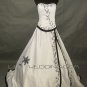 Chapel Length Princess Wedding Dress - Style LWD0074