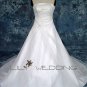 A-Line Floor Length Wedding Dress - Style LWD0090