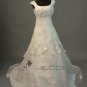 Tiered And A-Line Skirt Wedding Gown - Style LWD0092