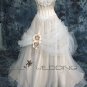 Ball Gown Basque Waist Wedding Dress - Style LWD0109