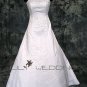 A-Line Satin Bridal Gown - Style LWD0112