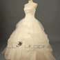 Sleeveless Satin Bodice Adorned With Beadworks - Style LWD0115