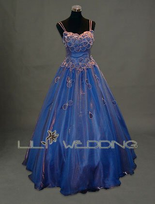 Blue Wedding Dress - Style LWD0120
