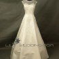 Organza Covered Satin Wedding Dress - Style LWD0127