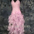 Halter Bridesmaid Dress - Style LED0030