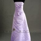 Strapless Satin Bridesmaid Dress - Style LED0035