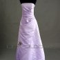 Strapless Satin Bridesmaid Dress - Style LED0035