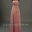 Chiffon With Beads And Sequins Bridesmaid Dress - Style LED0041