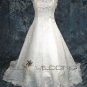 Lace-Up Back Strapless Gown - Style LWD0135