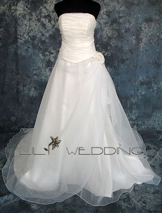 A-Line Chapel Gown - Style LWD0139