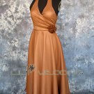Tea Length Bridesmaid Dress - Style LED0054