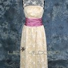 Tea Length Bridesmaid Dress - Style LED0055